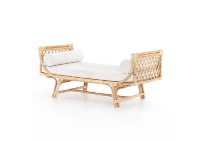 Image for Natural Rattan + Tilden Sand Woodland Marina Chaise