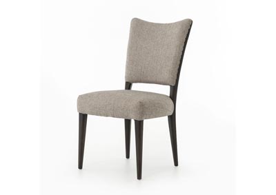 Image for Ives White Grey + Charcoal Brown + Kensey Stripe Abbott Lennox Dining Chair