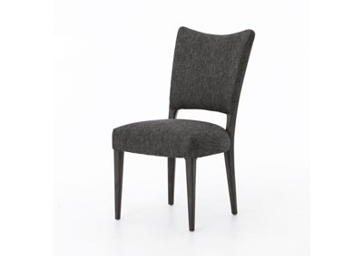 Image for Ives Black + Charcoal Brown + Kensey Stripe Abbott Lennox Dining Chair