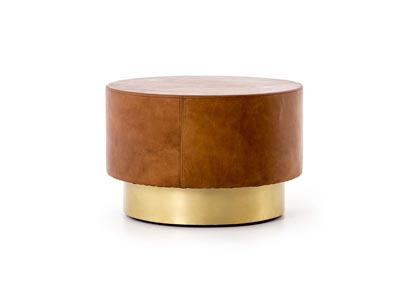 Image for Patina Copper + Bright Brass Bishop Flint Bunching Table-Patina Copper