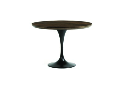 Image for English Brown Oak + Dark Rustic Black Hughes Powell Dining Table