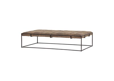 Image for Umber Grey + Waxed Black Irondale Oxford Coffee Table
