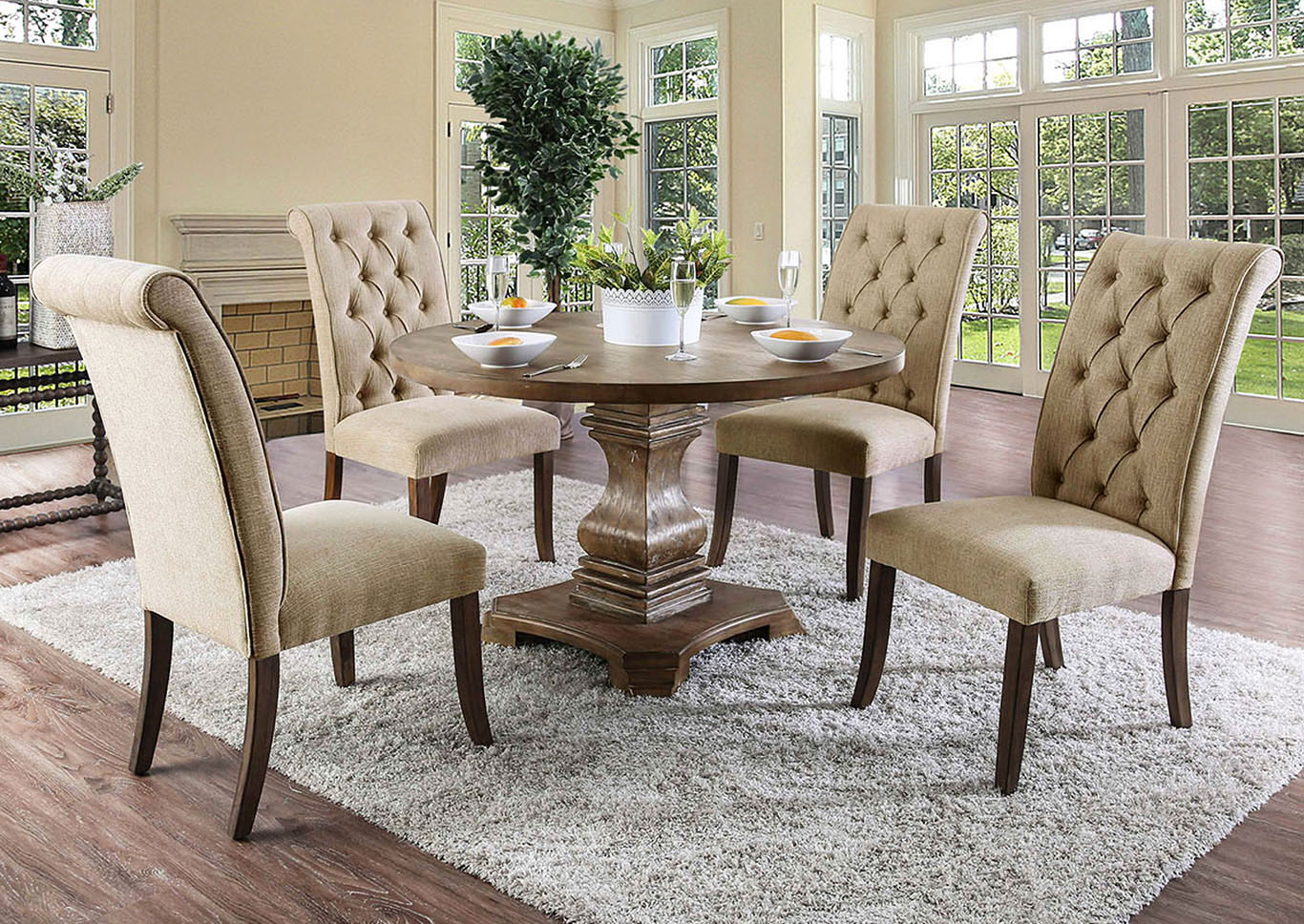 nerissa antique oak dining table home gallery furniture