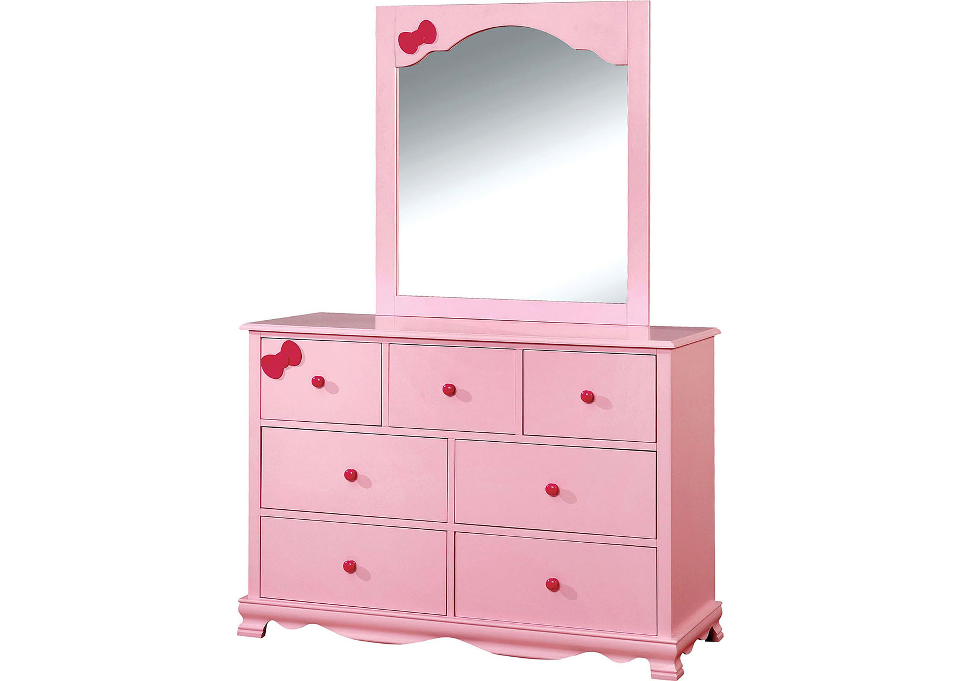 Dani Pink Mirror,Furniture of America TX