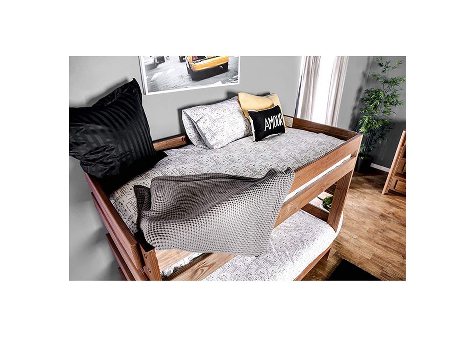 Arlette Twin/Twin Bunk Bed,Furniture of America