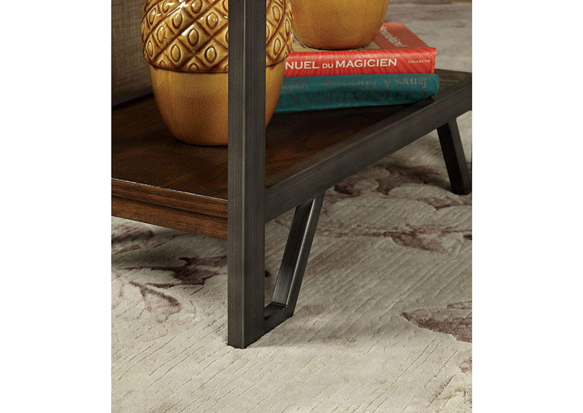 Brick Attic Oak Side Table,Furniture of America