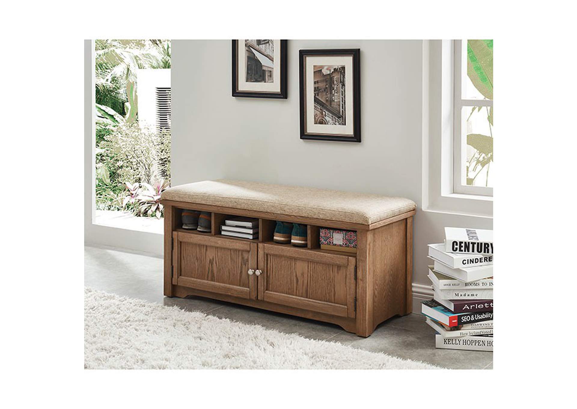 Gwebdolyn Shoe Bench,Furniture of America