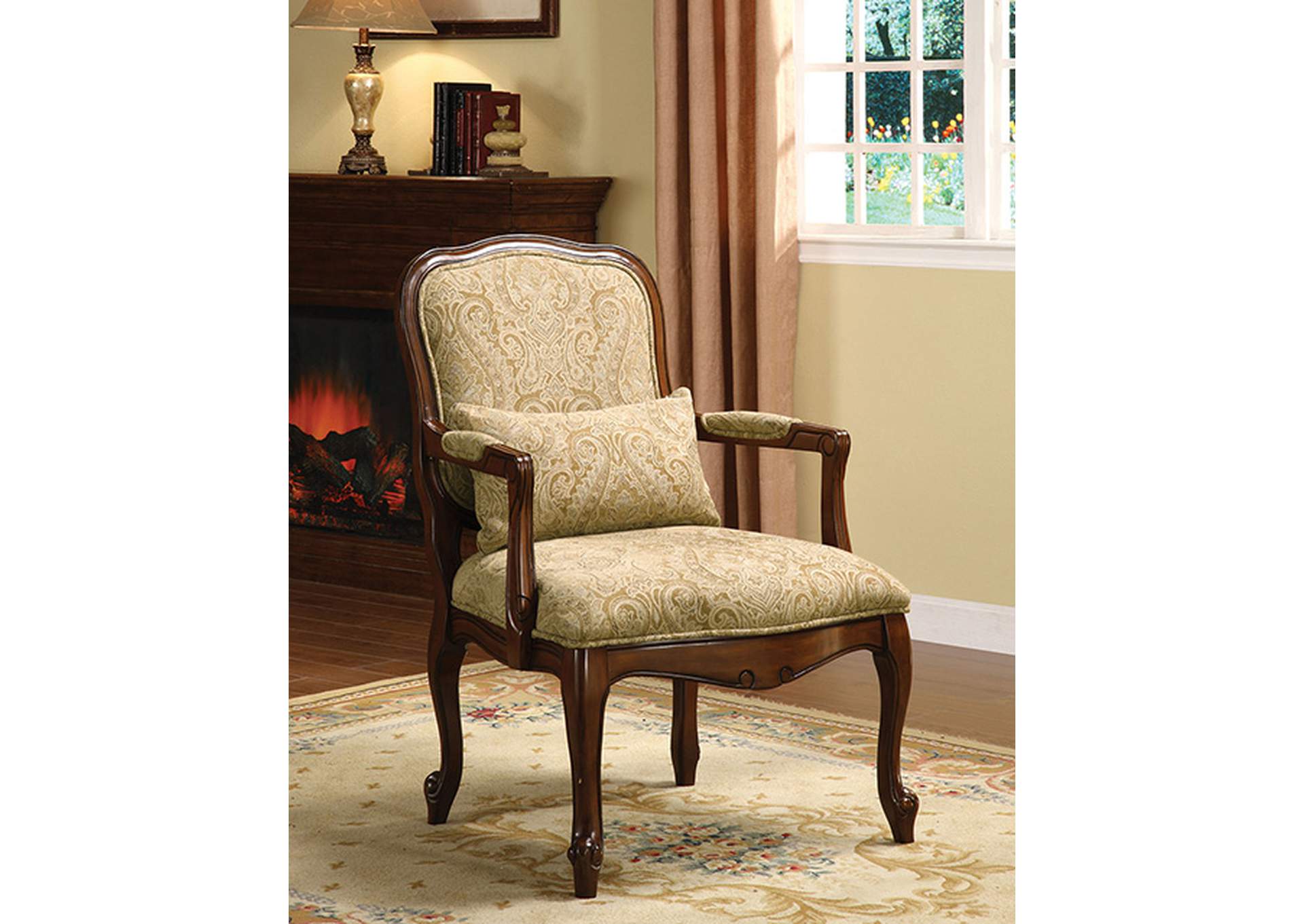 Waterville Accent Chair,Furniture of America