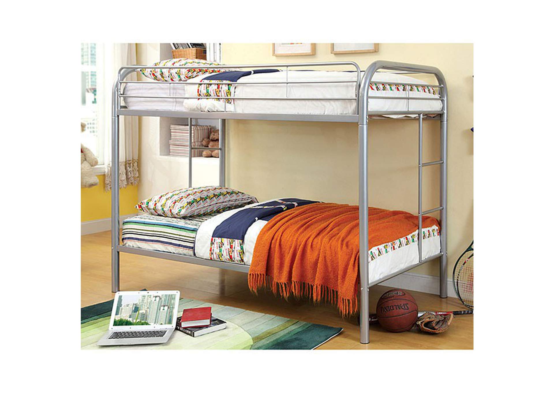 Rainbow Twin/Twin Bunk Bed,Furniture of America