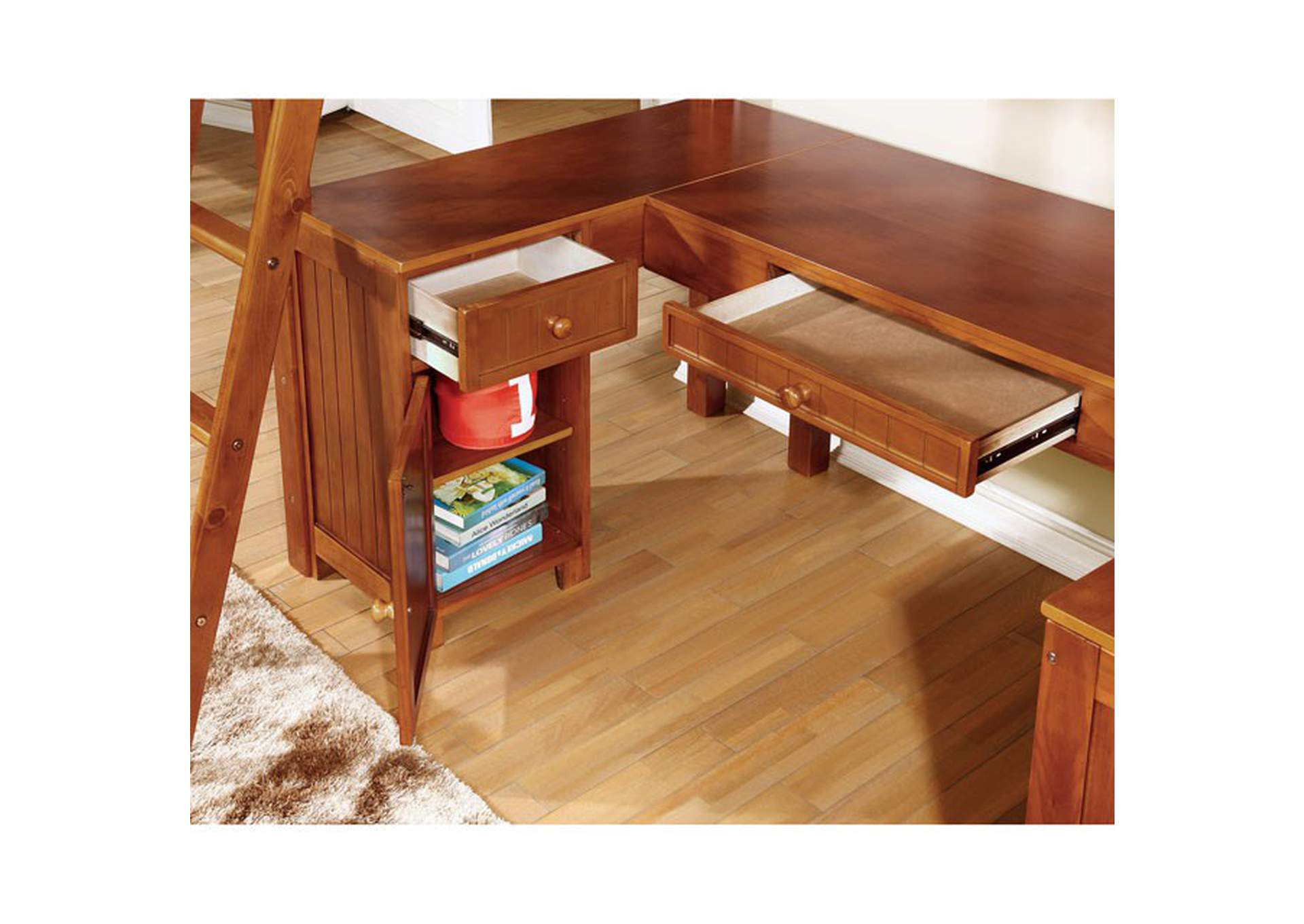 Dutton Twin/Workstation Loft Bed,Furniture of America
