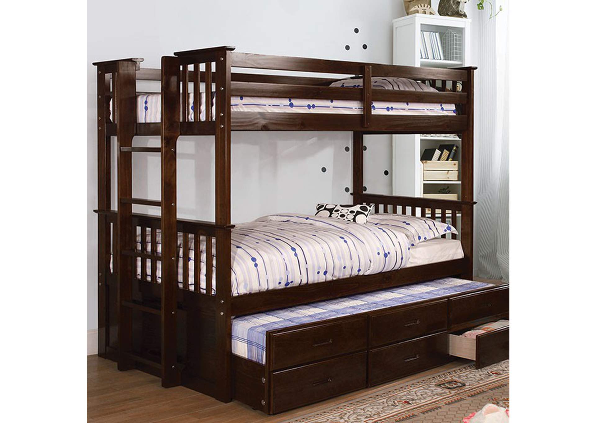 University Twin/Twin Bunk Bed,Furniture of America