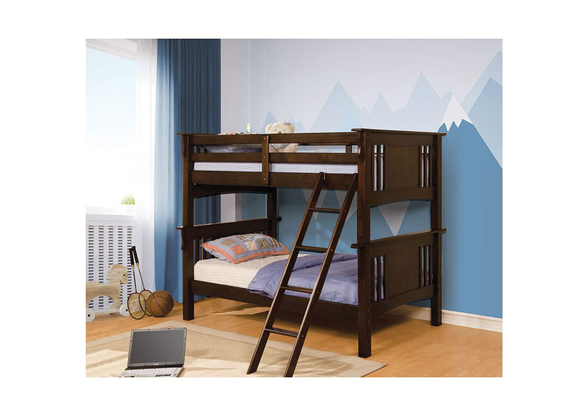 Spring Creek Twin/Twin Bunk Bed,Furniture of America