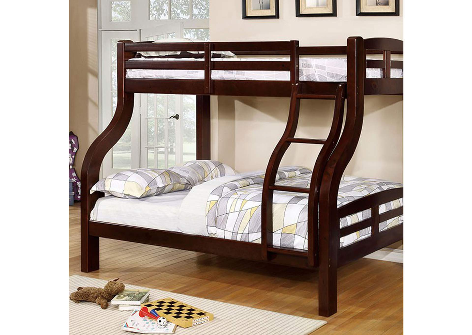 Solpine Twin/Full Bunk Bed,Furniture of America