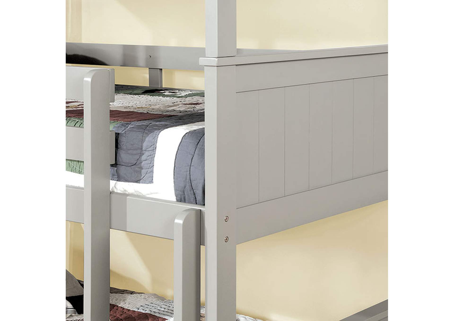 Therese Twin Triple Decker Bed,Furniture of America