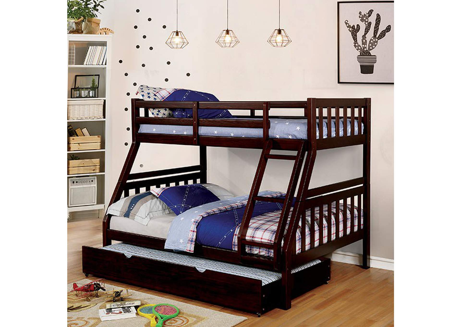 Emilie Twin/Full Bunk Bed,Furniture of America
