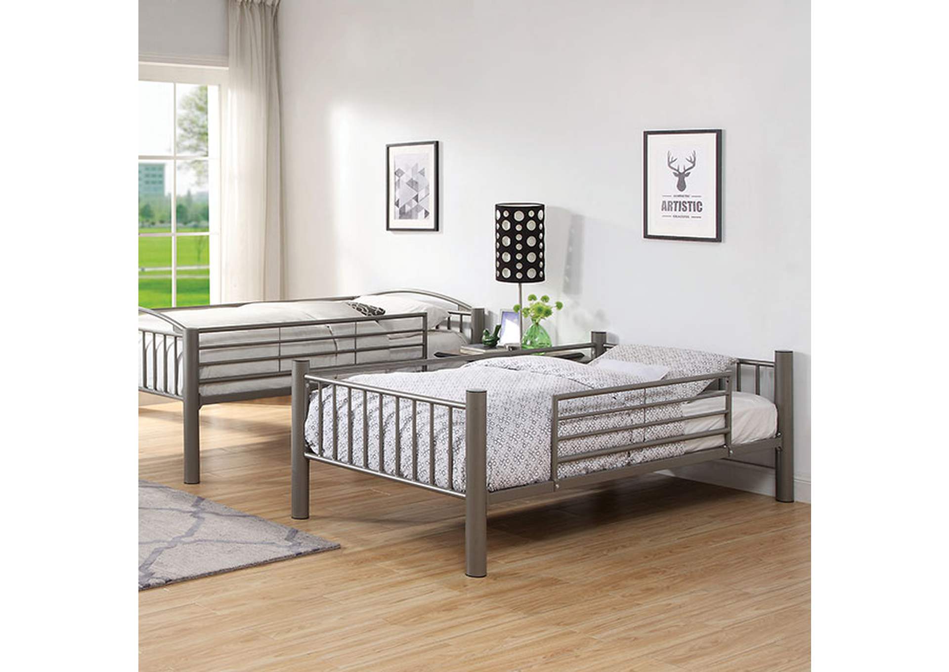 Bettina Twin Triple Decker Bed,Furniture of America