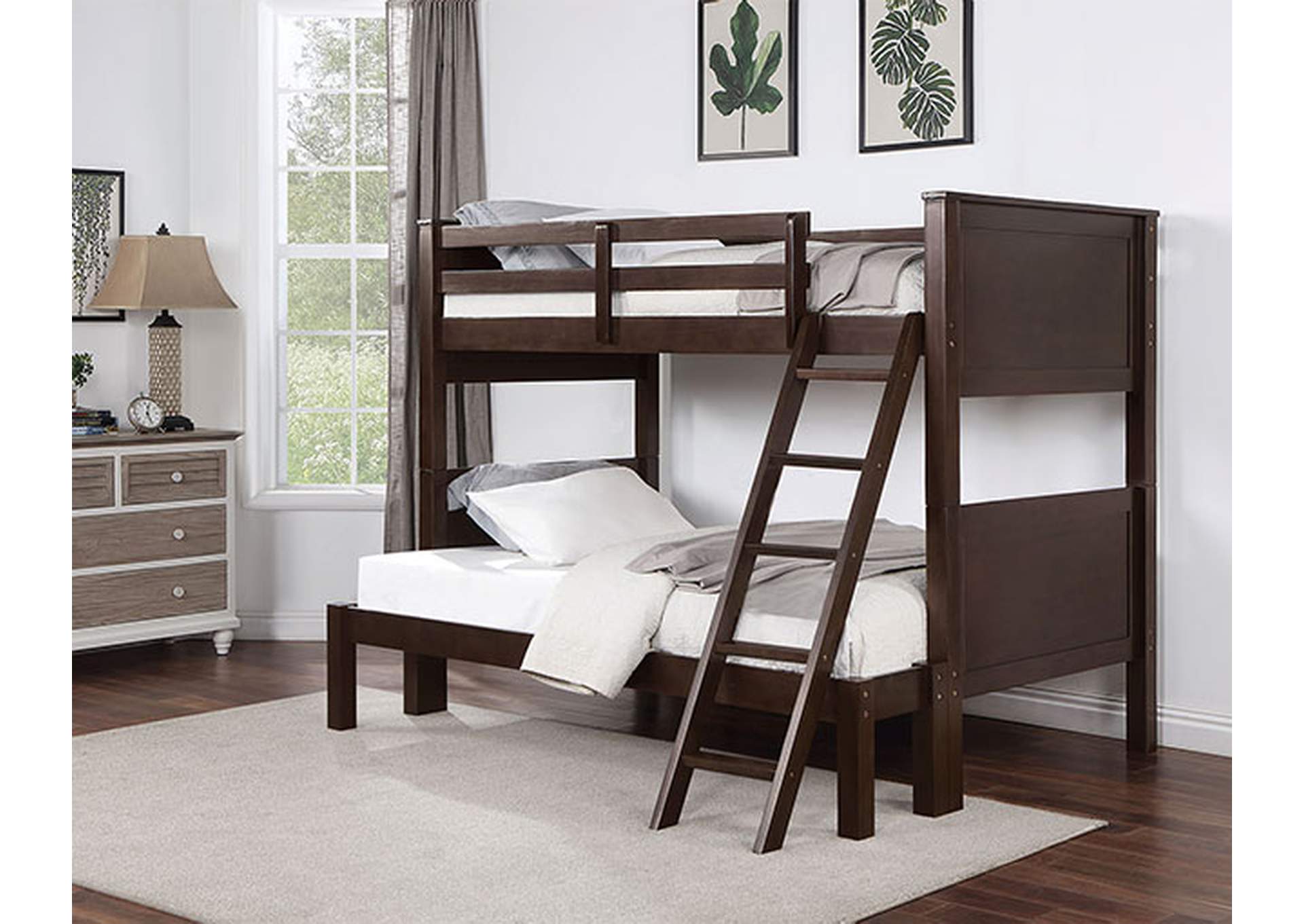 Stamos Twin/Full Bunk Bed,Furniture of America