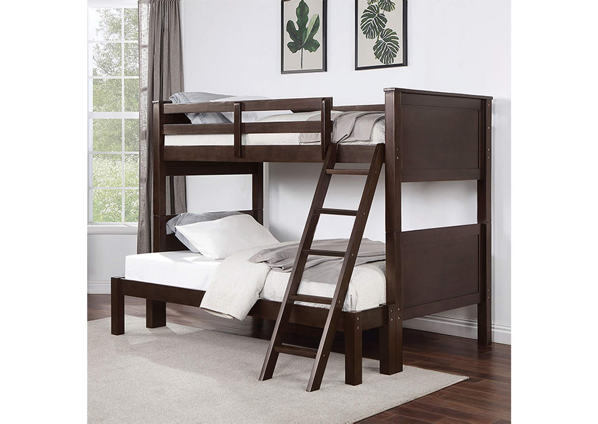 Stamos Twin/Full Bunk Bed,Furniture of America