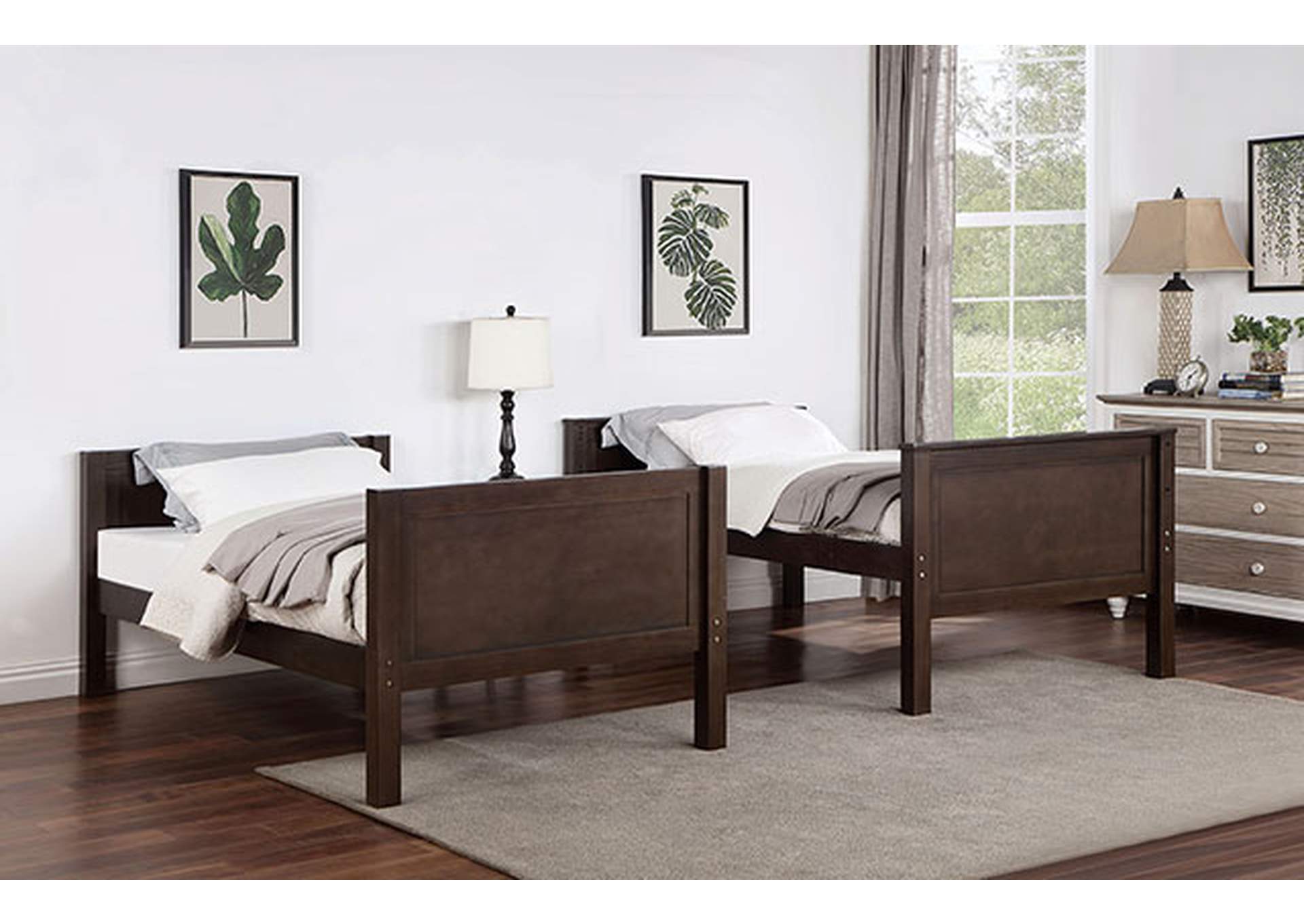 Stamos Twin/Twin Bunk Bed,Furniture of America