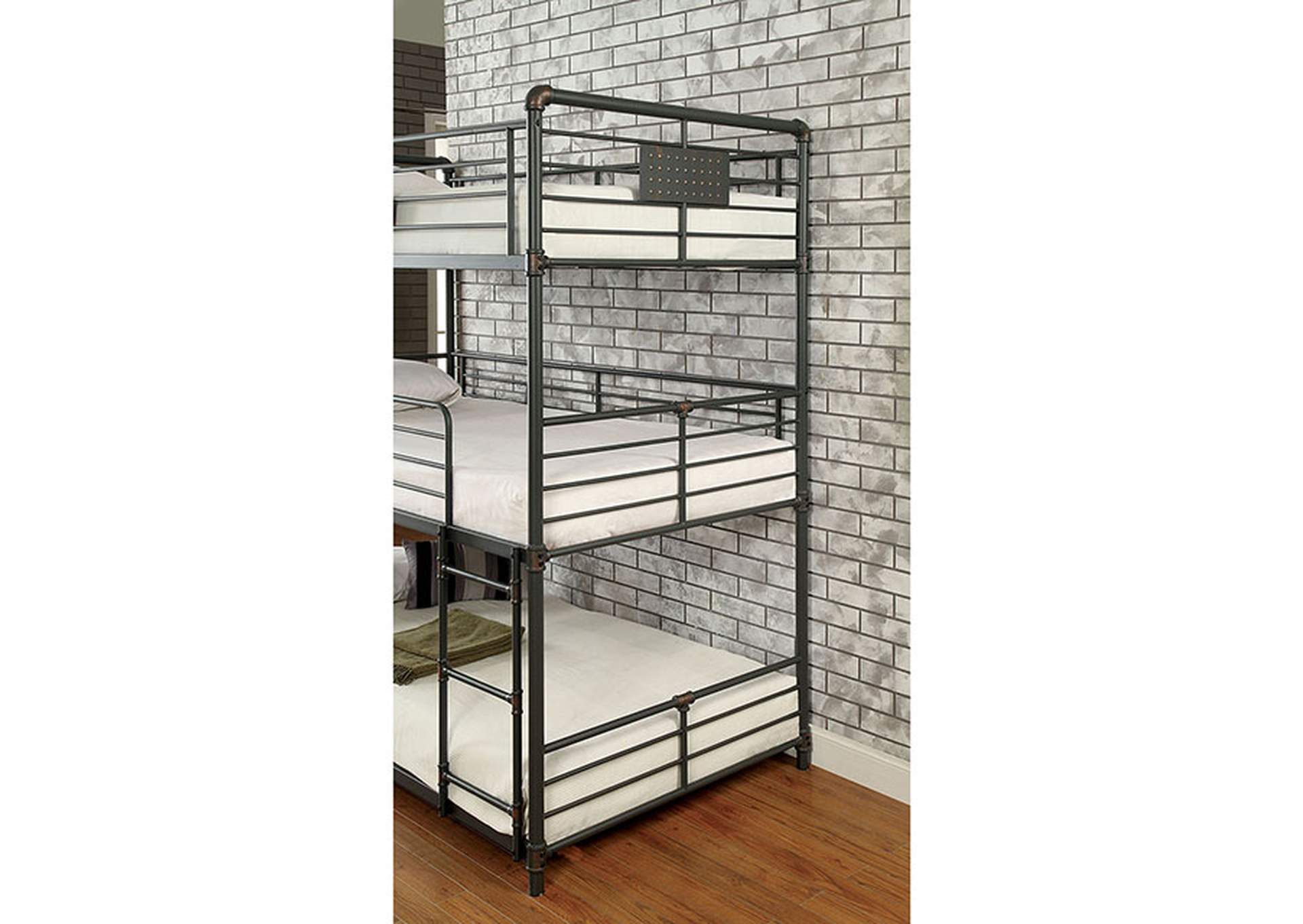 Olga Twin/Twin/Twin Bunk Bed,Furniture of America