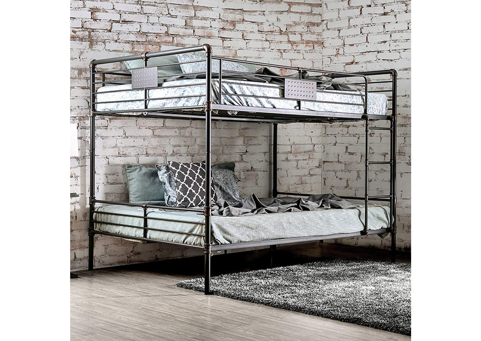 Olga Queen/Queen Bunk Bed,Furniture of America