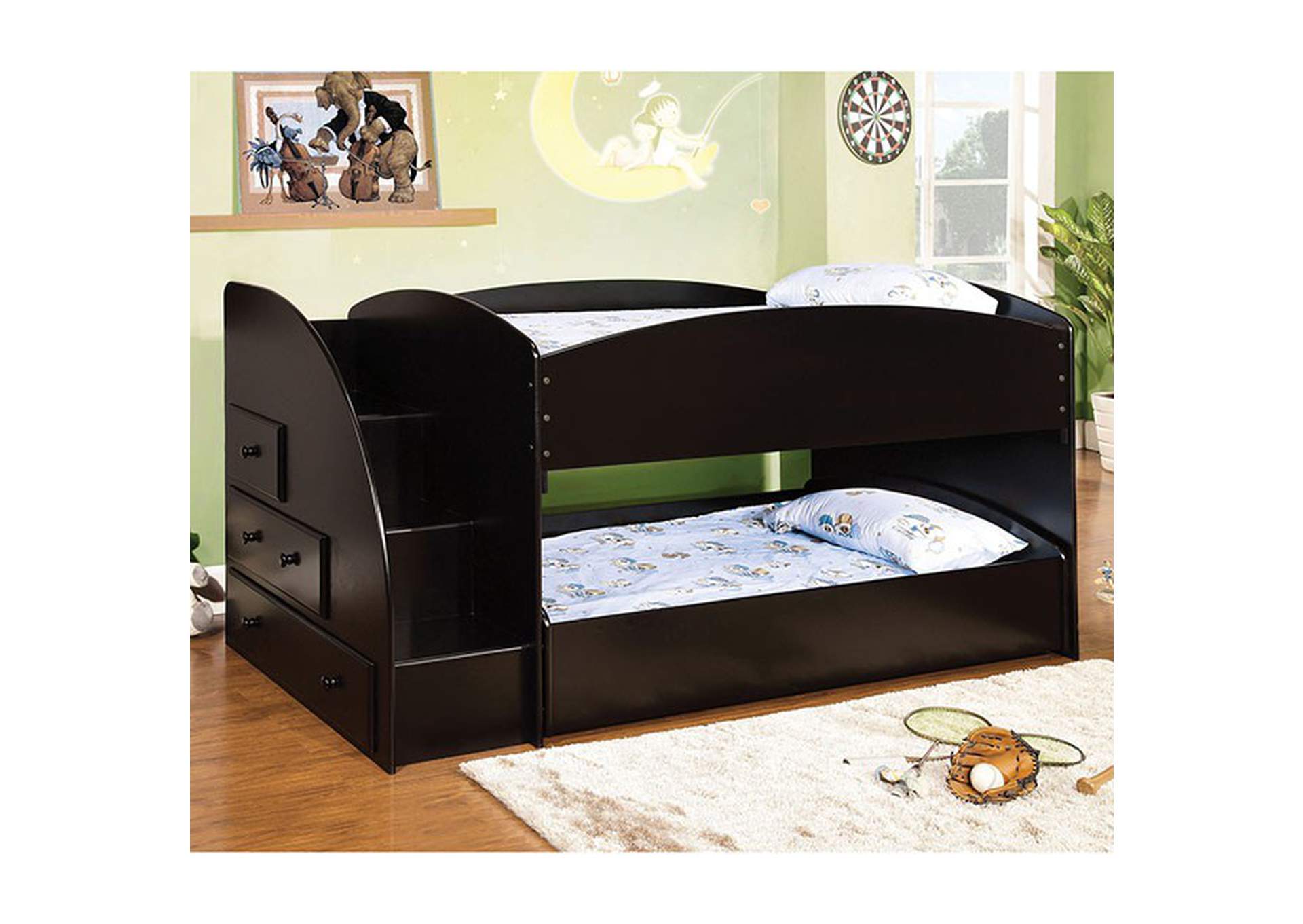 Merritt Twin/Twin Bunk Bed,Furniture of America