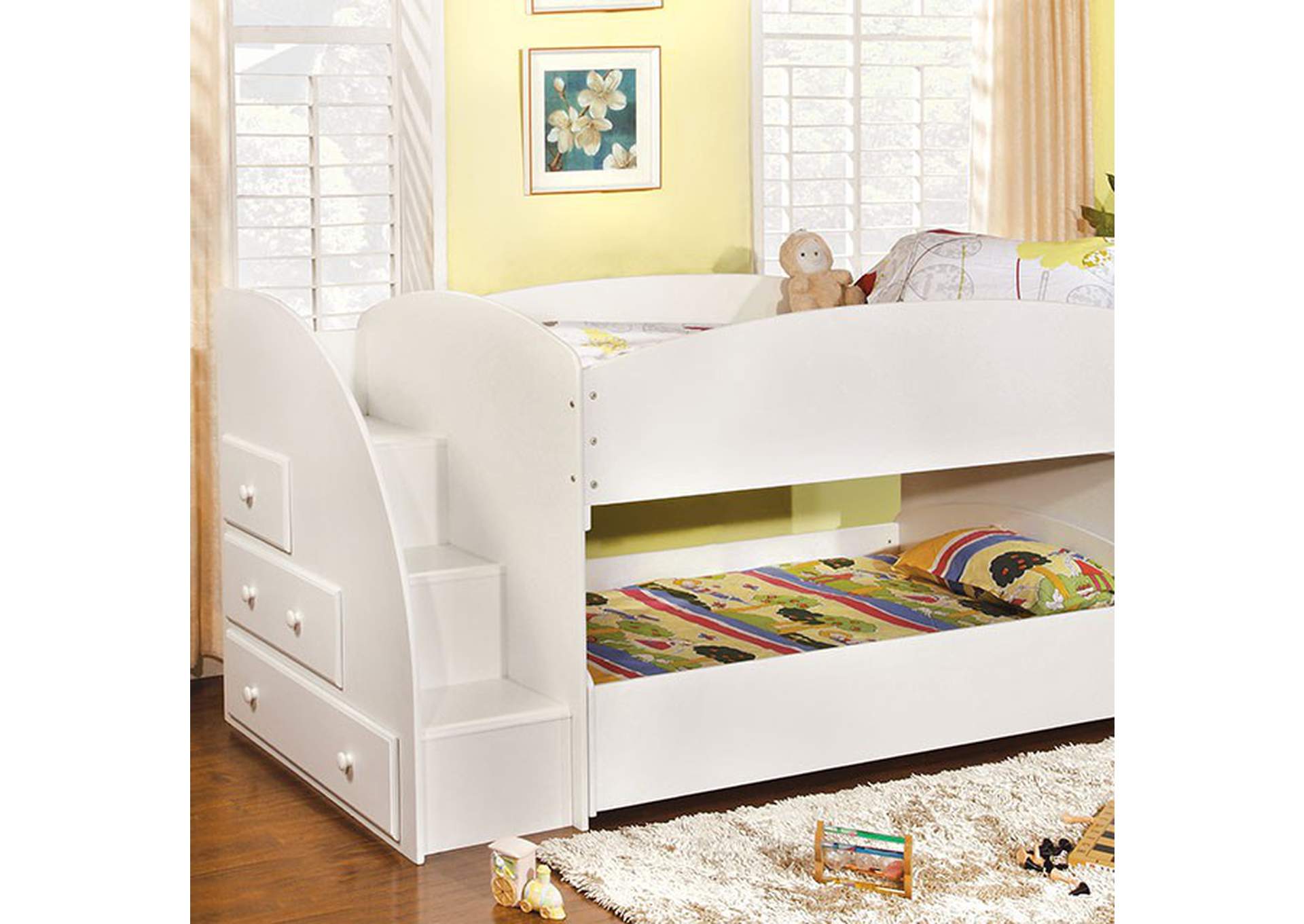 Merritt Twin/Twin Bunk Bed,Furniture of America