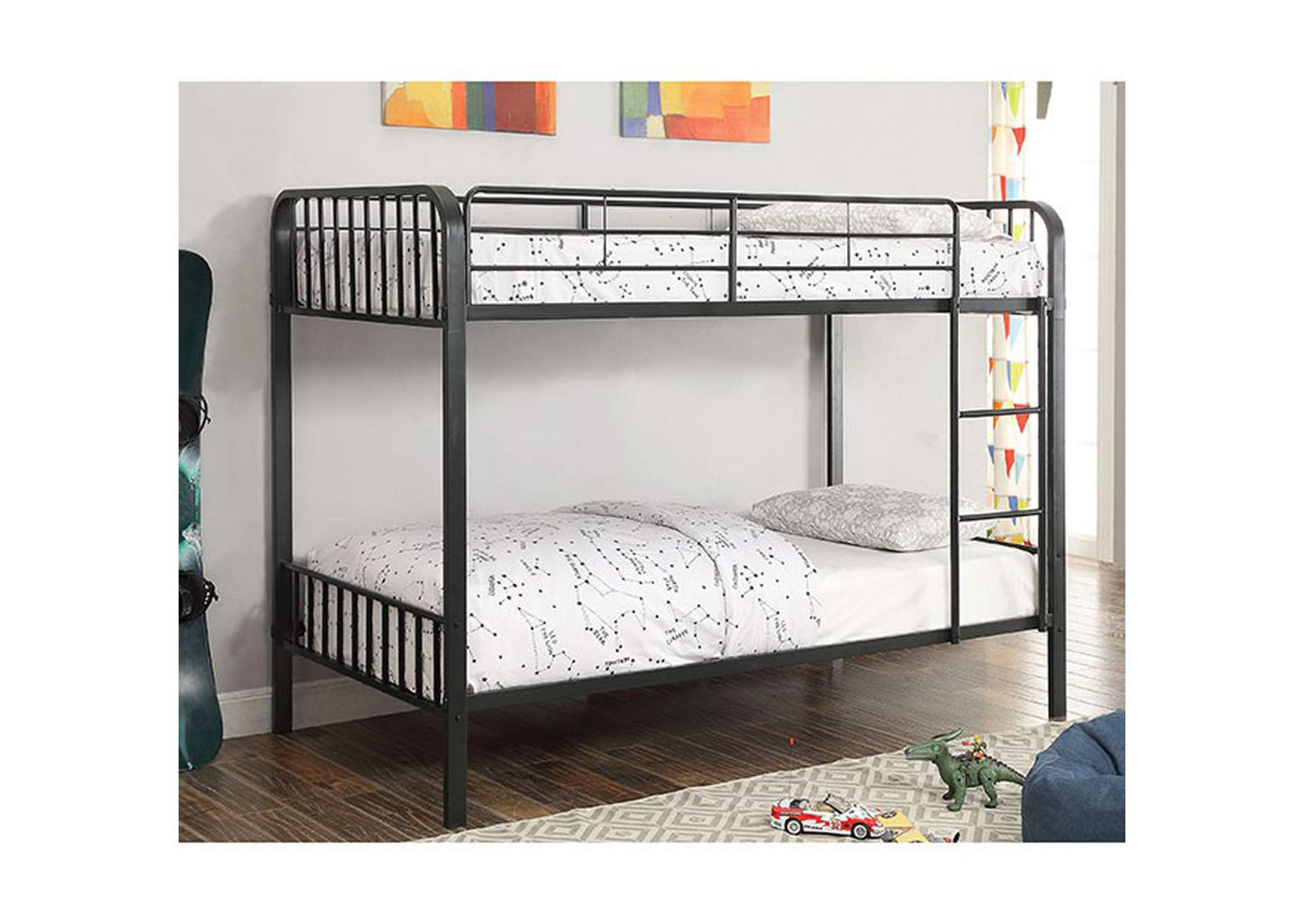 Clement Twin/Twin Bunk Bed,Furniture of America