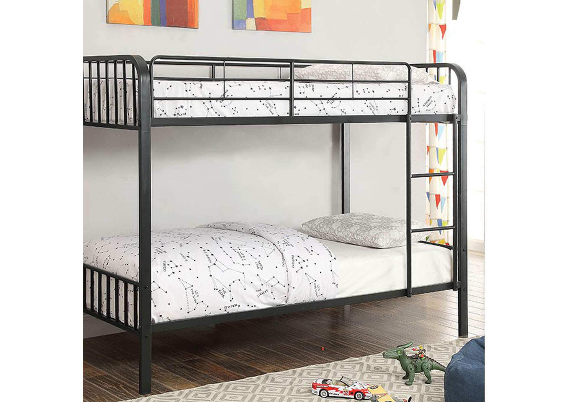 Clement Twin/Twin Bunk Bed,Furniture of America