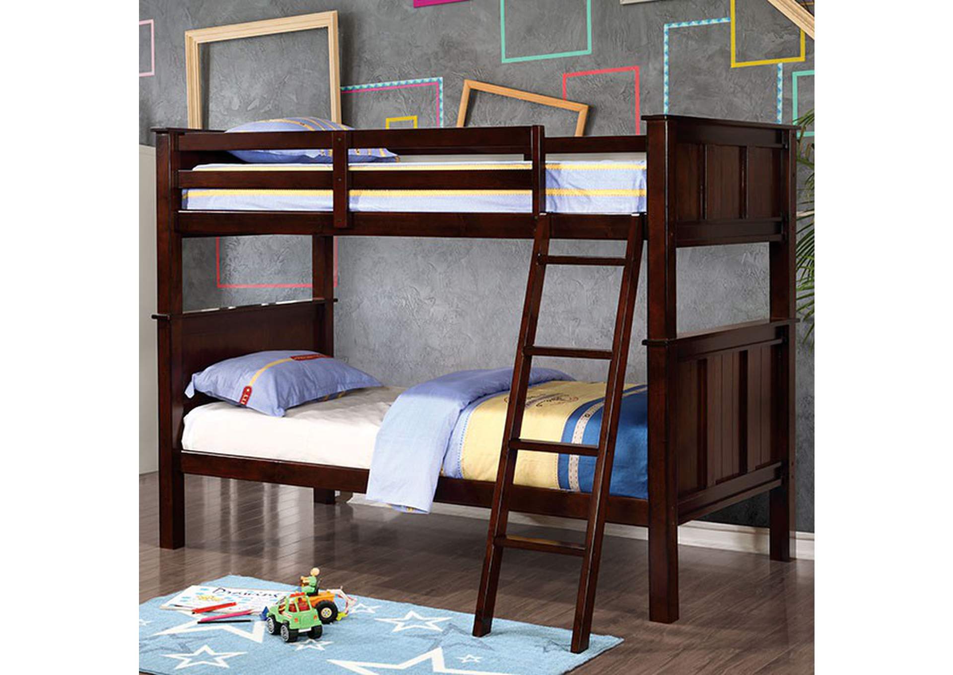 Gracie Twin/Full Bunk Bed,Furniture of America