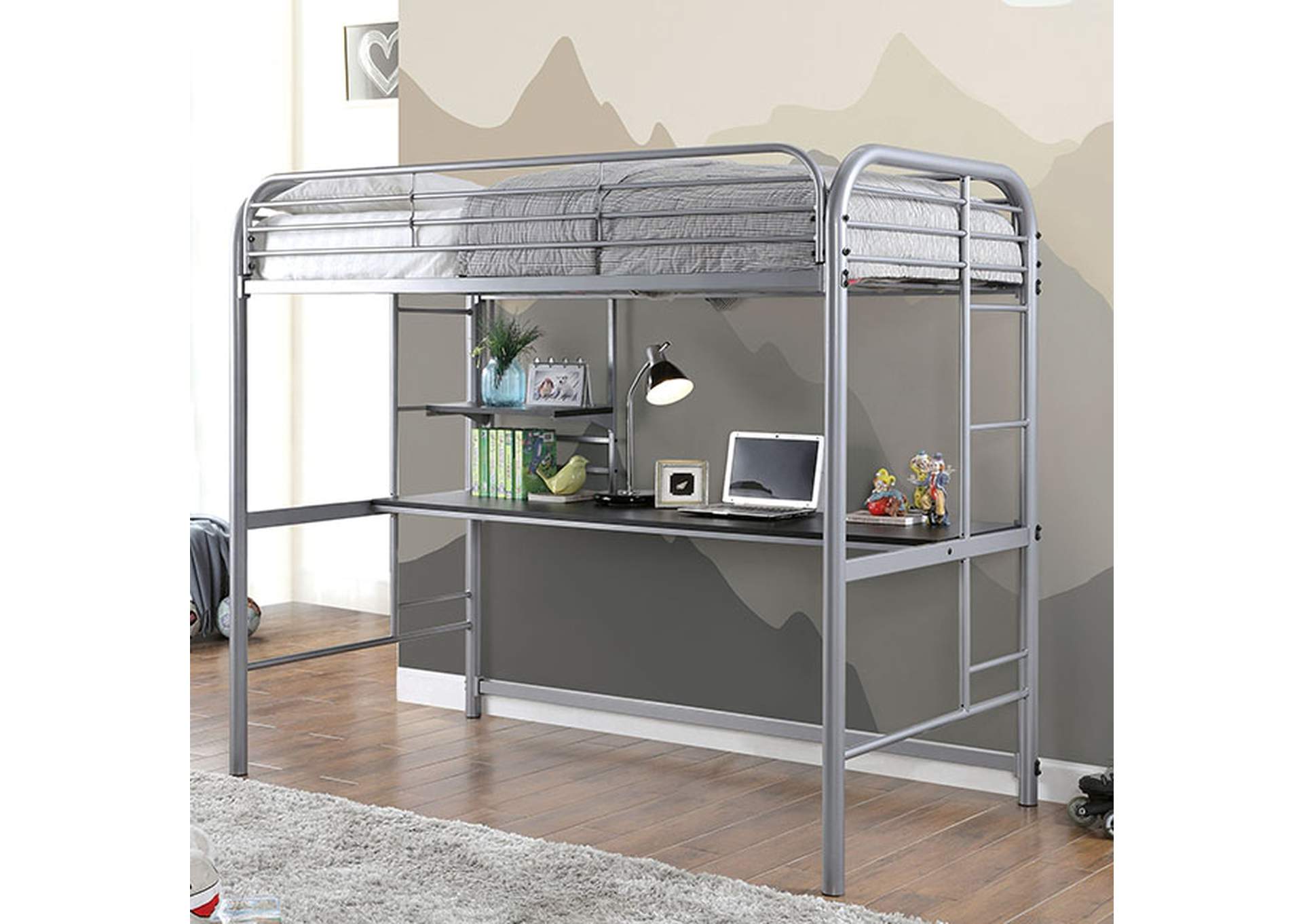 Opal Twin Loft Bed,Furniture of America