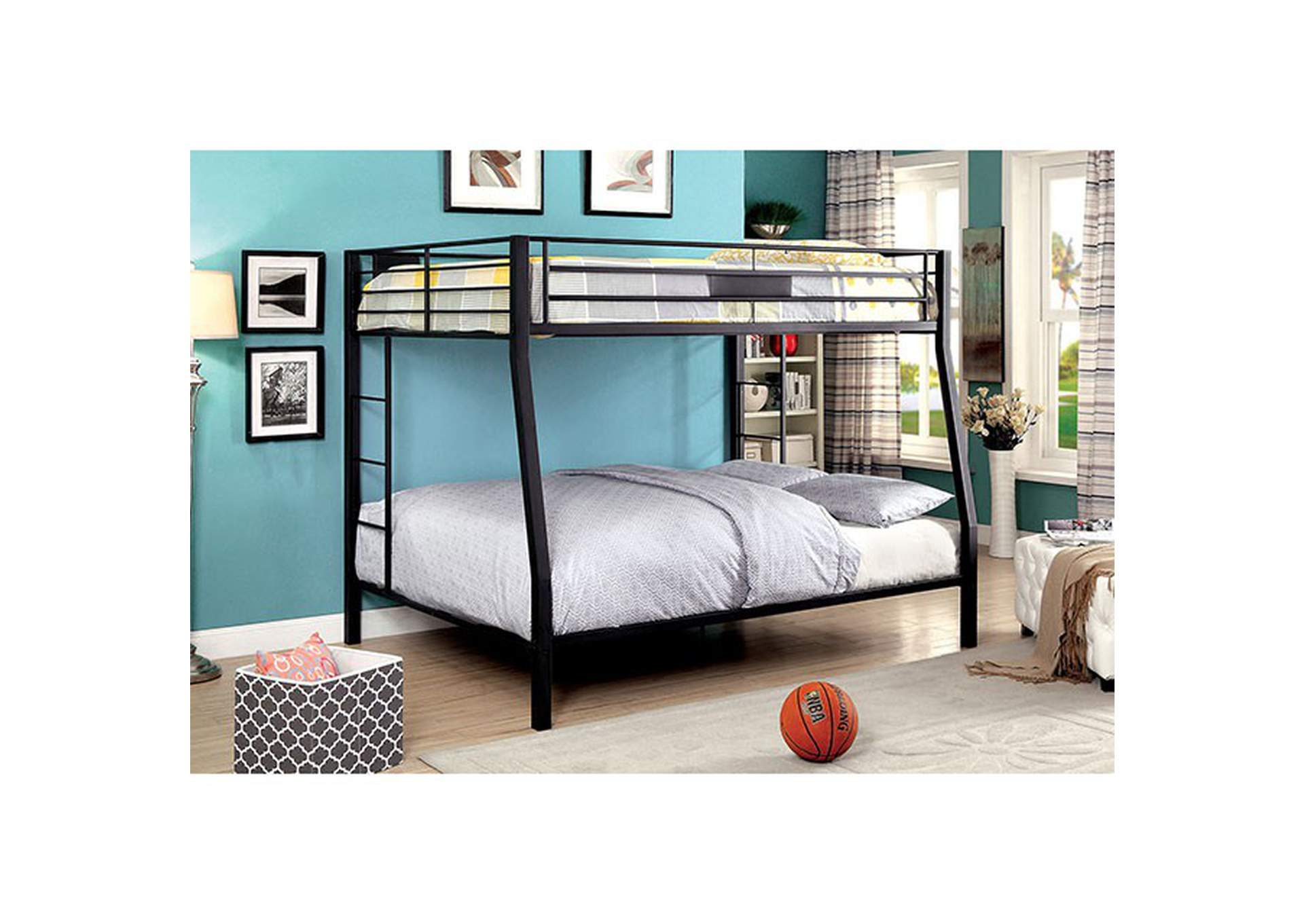 Claren Full/Queen Bunk Bed,Furniture of America