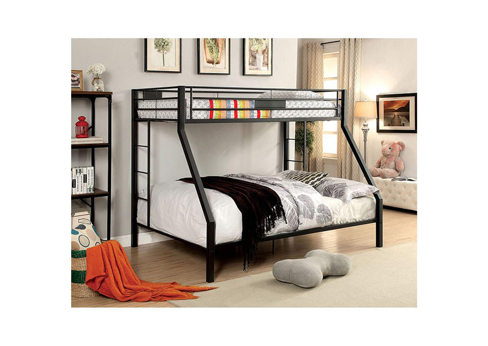 Claren Twin XL/Queen Bunk Bed,Furniture of America