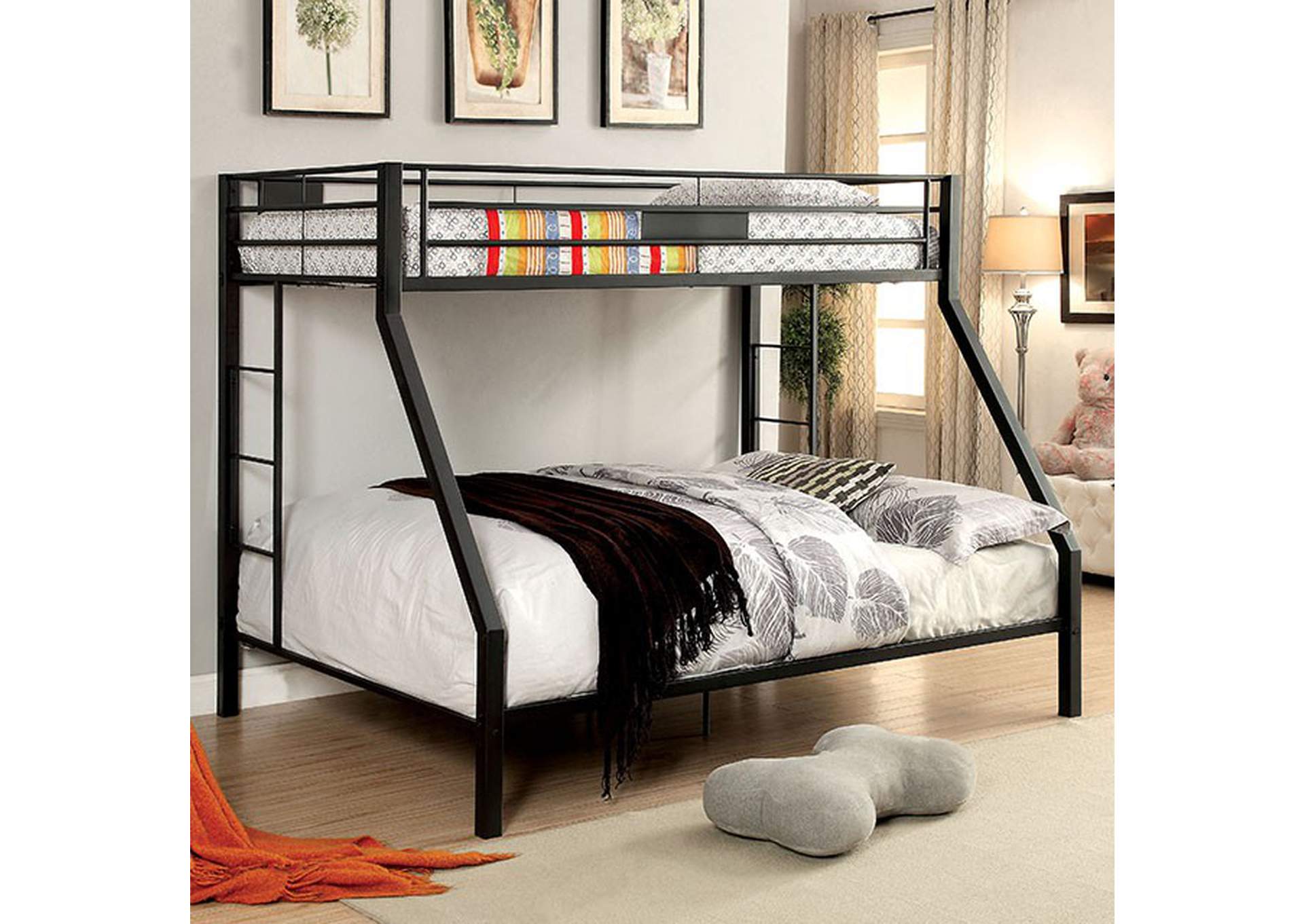 Claren Twin XL/Queen Bunk Bed,Furniture of America