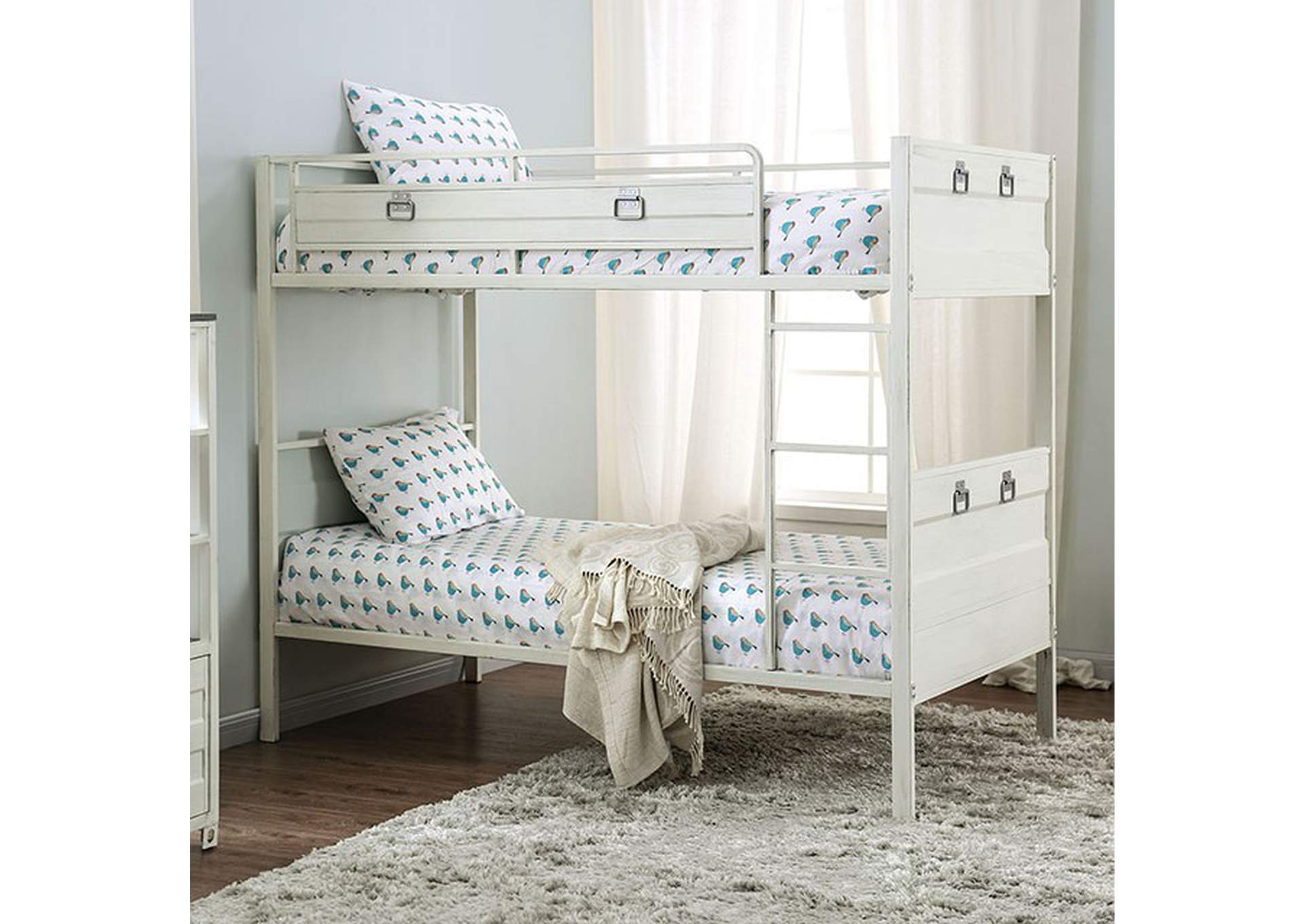 McCredmond Twin/Twin Bunk Bed,Furniture of America