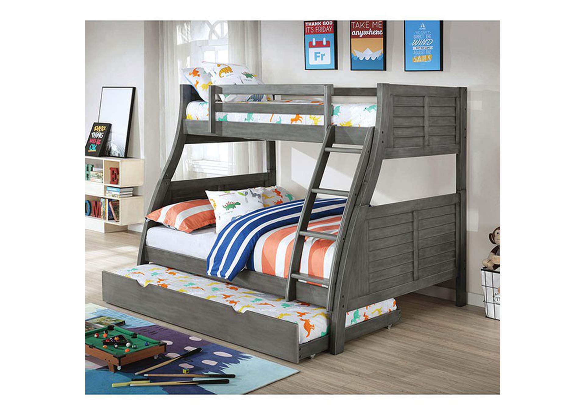 Hoople Twin/Full Bunk Bed,Furniture of America