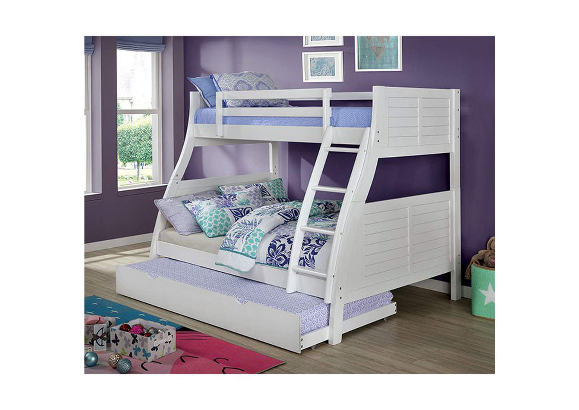 Hoople Twin/Full Bunk Bed,Furniture of America