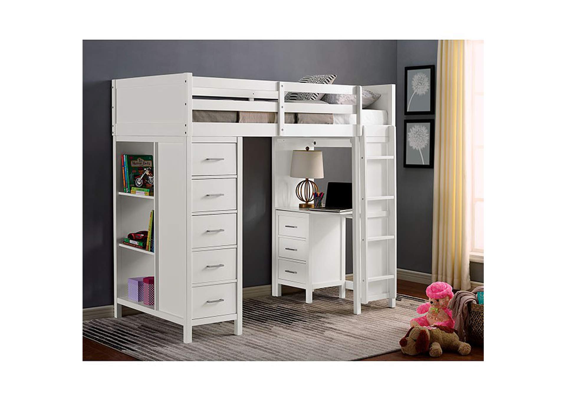 Cassidy Twin Loft Bed,Furniture of America