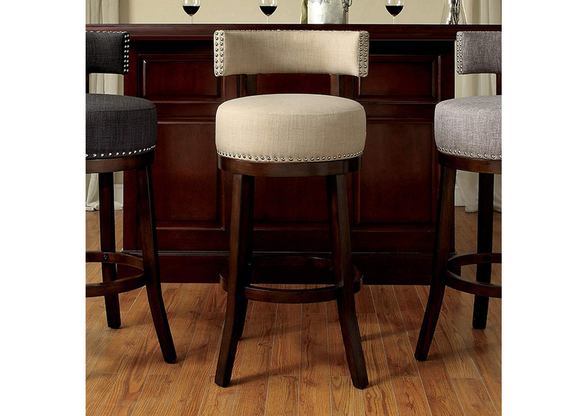 Lynsey Bar Stool (2/Box),Furniture of America