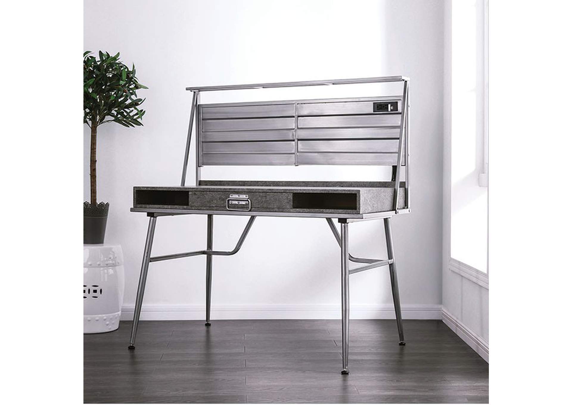 Mccredmond Silver Desk,Furniture of America