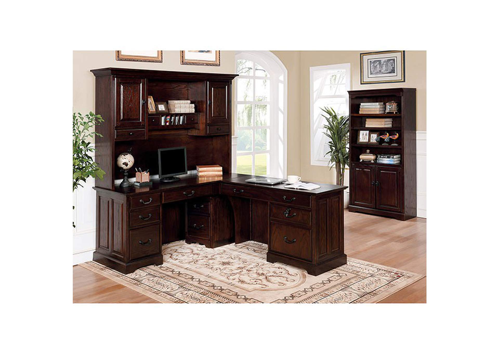Tami Credenza Desk Hutch,Furniture of America