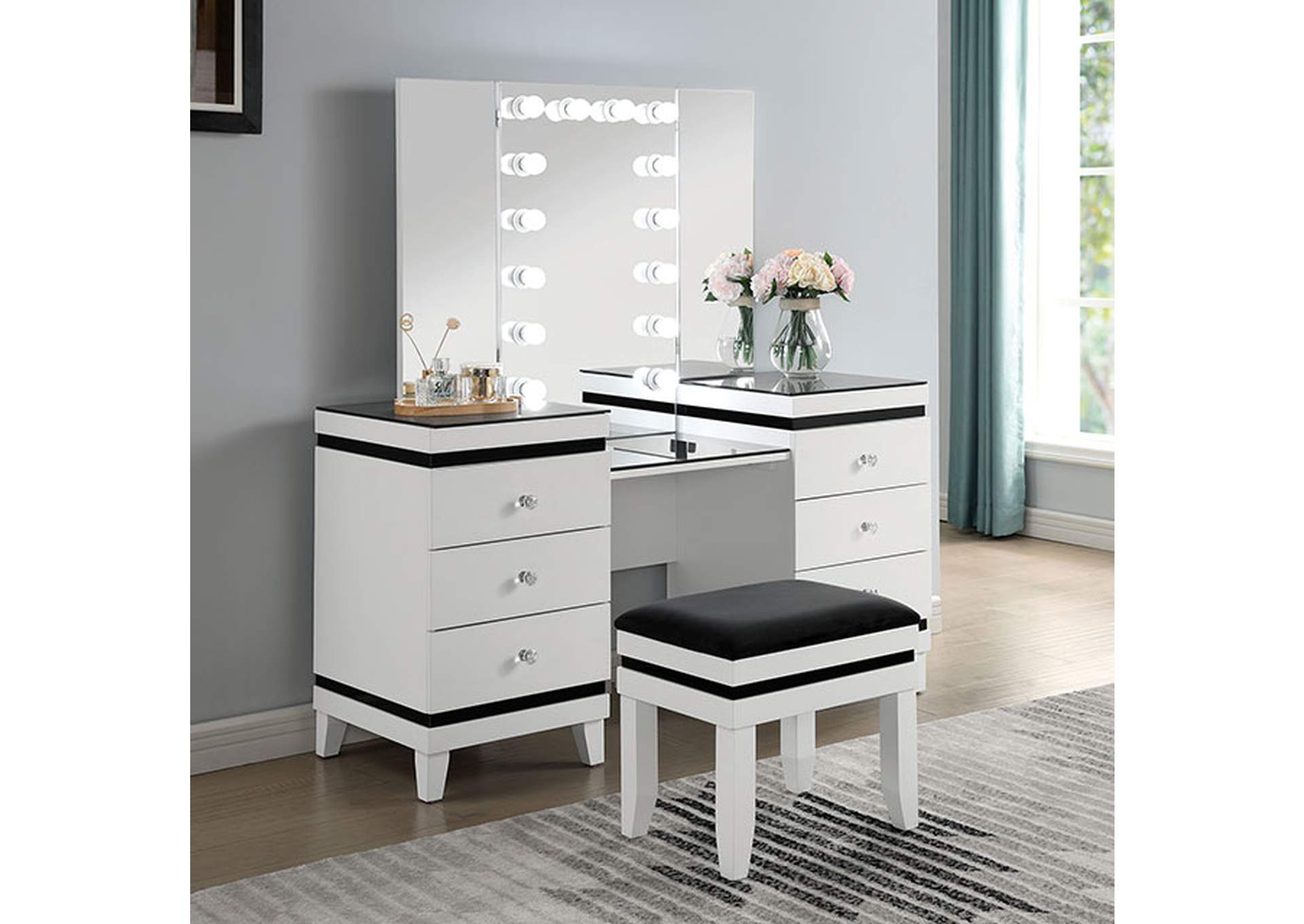 Madonna Vanity Set,Furniture of America