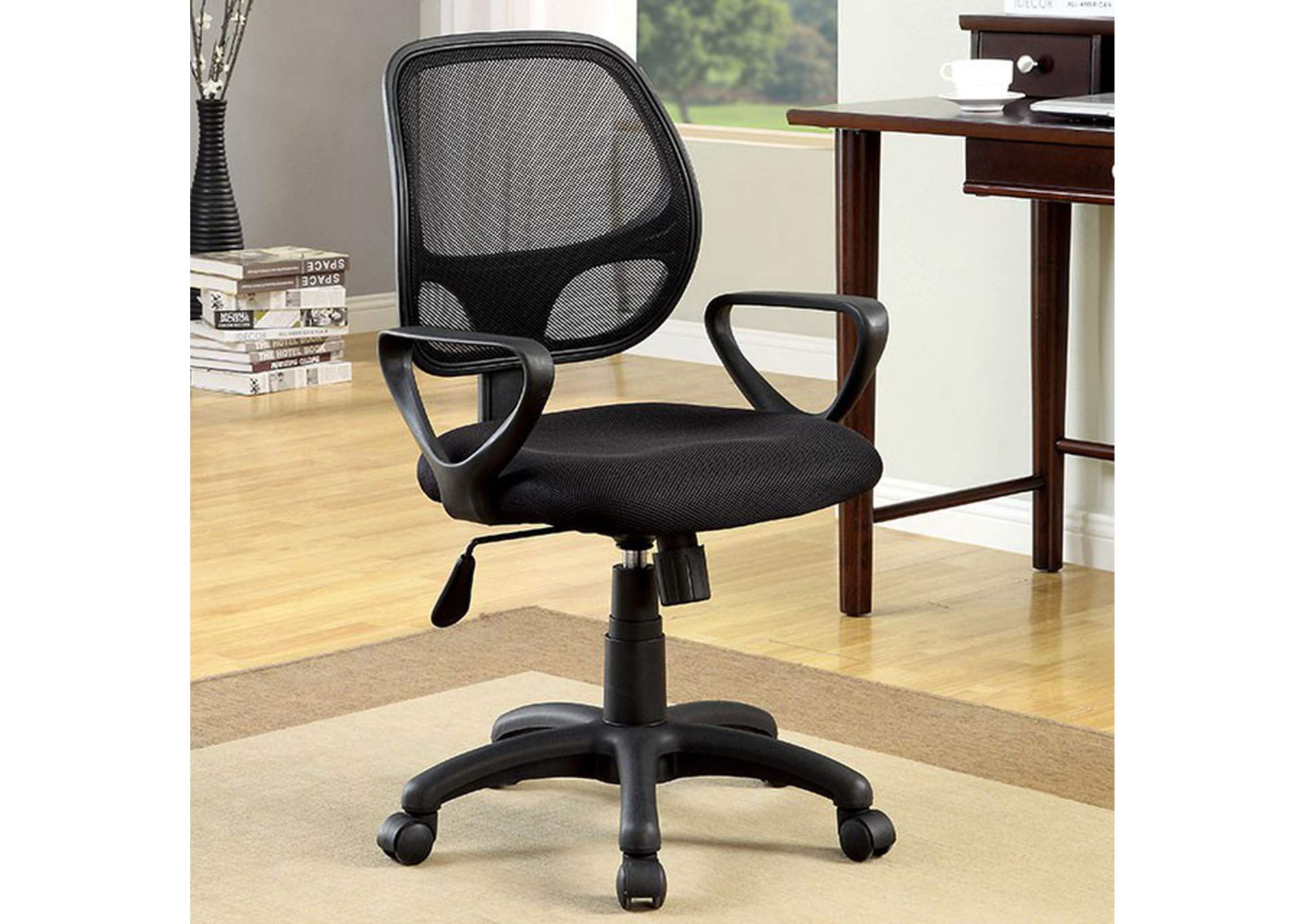Sherman Black Office Chair,Furniture of America