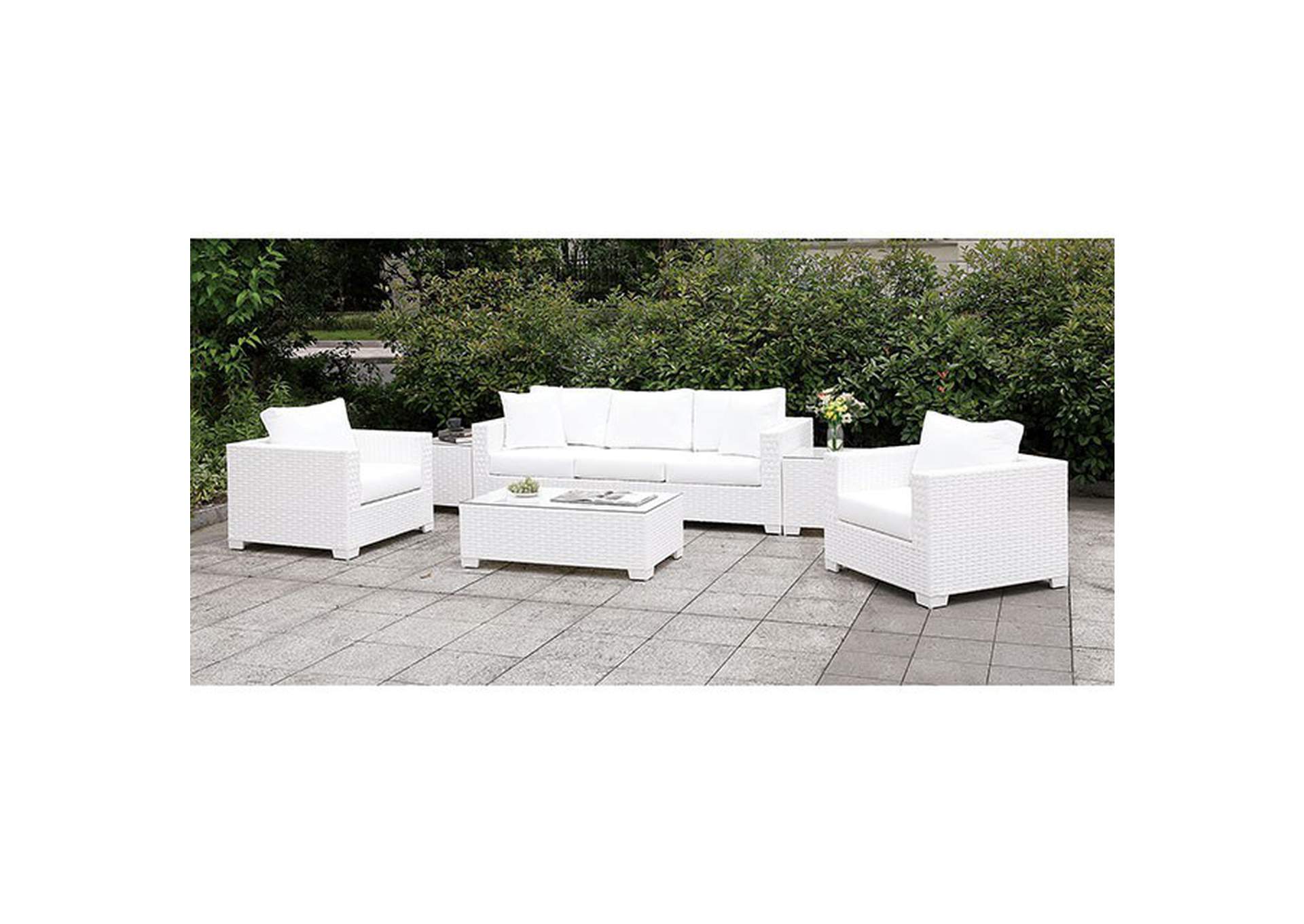 Somani Sofa + 2 ChairS + 2 End TableS + Coffee Table,Furniture of America