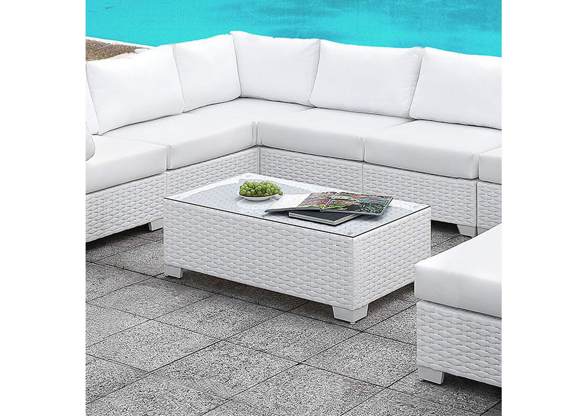 Somani U-Sectional + Coffee Table,Furniture of America