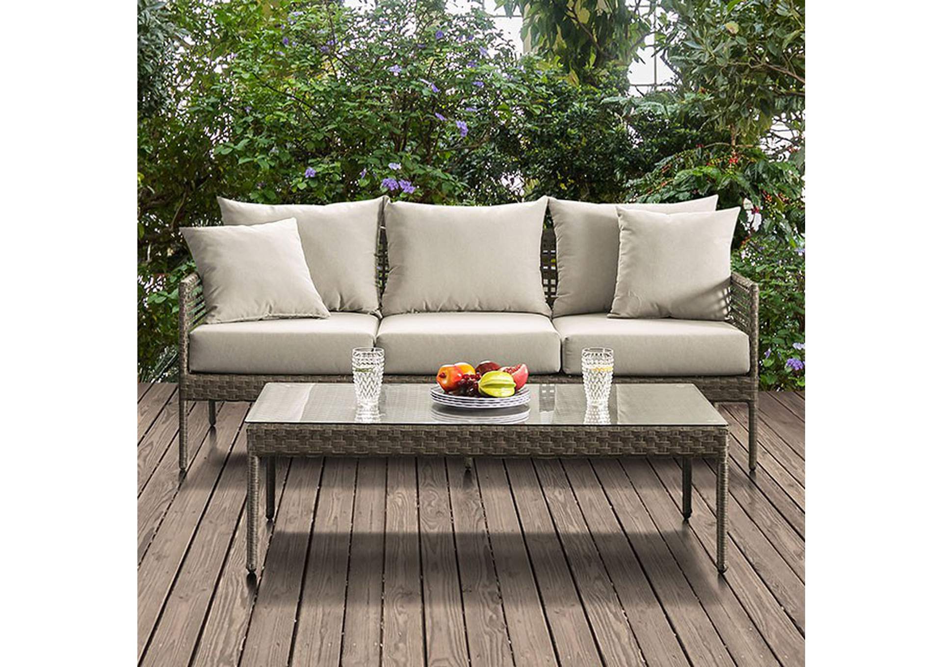 Aleisha Patio Sofa,Furniture of America