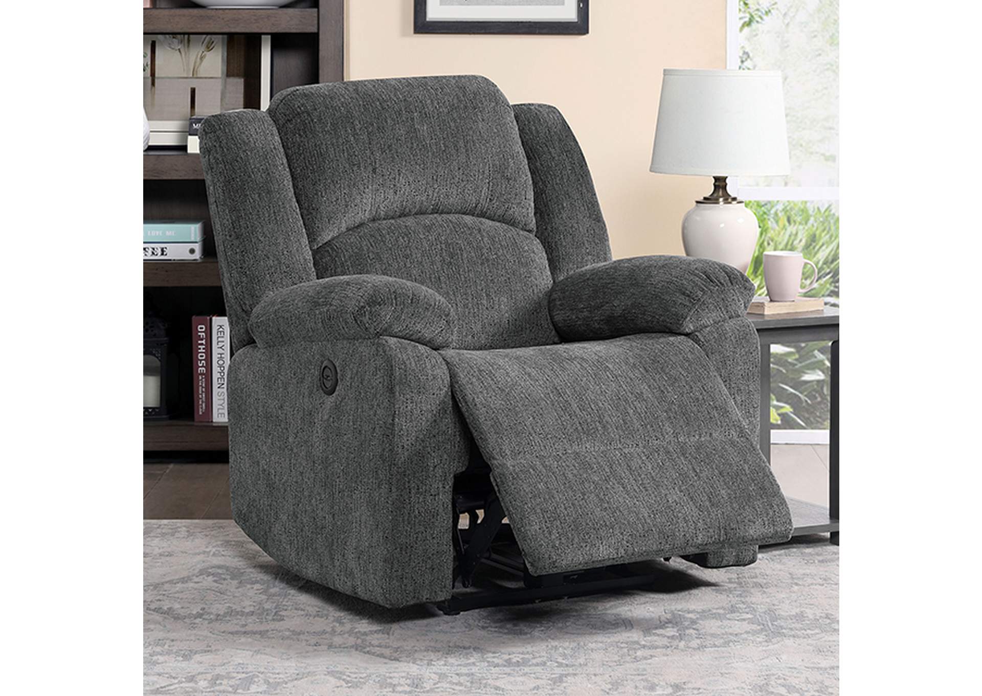 Charon Power Recliner,Furniture of America