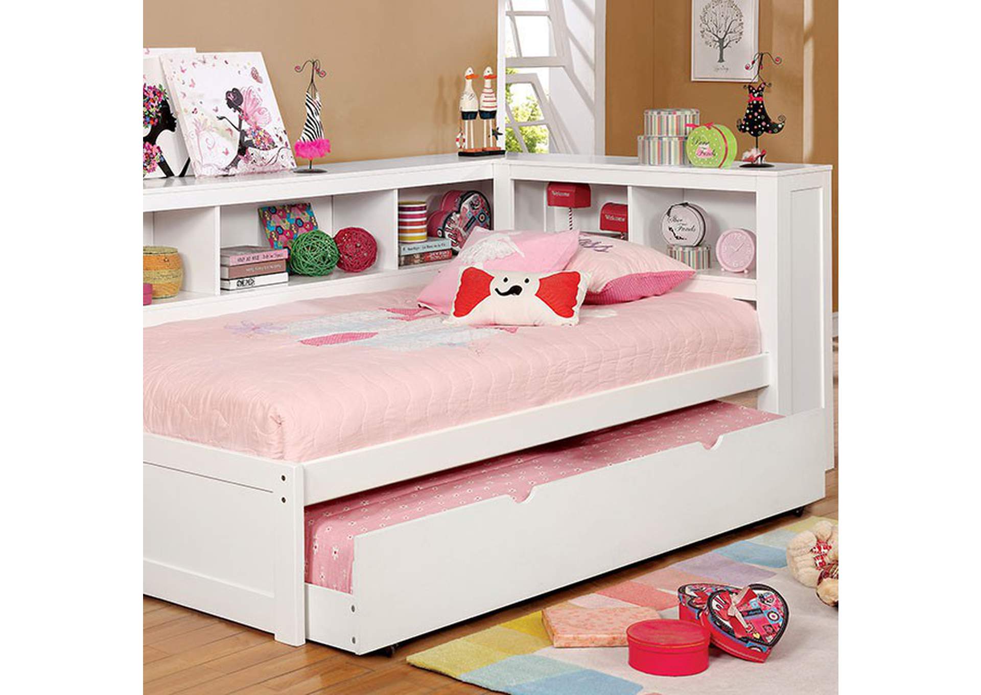 Frankie White Twin Daybed,Furniture of America