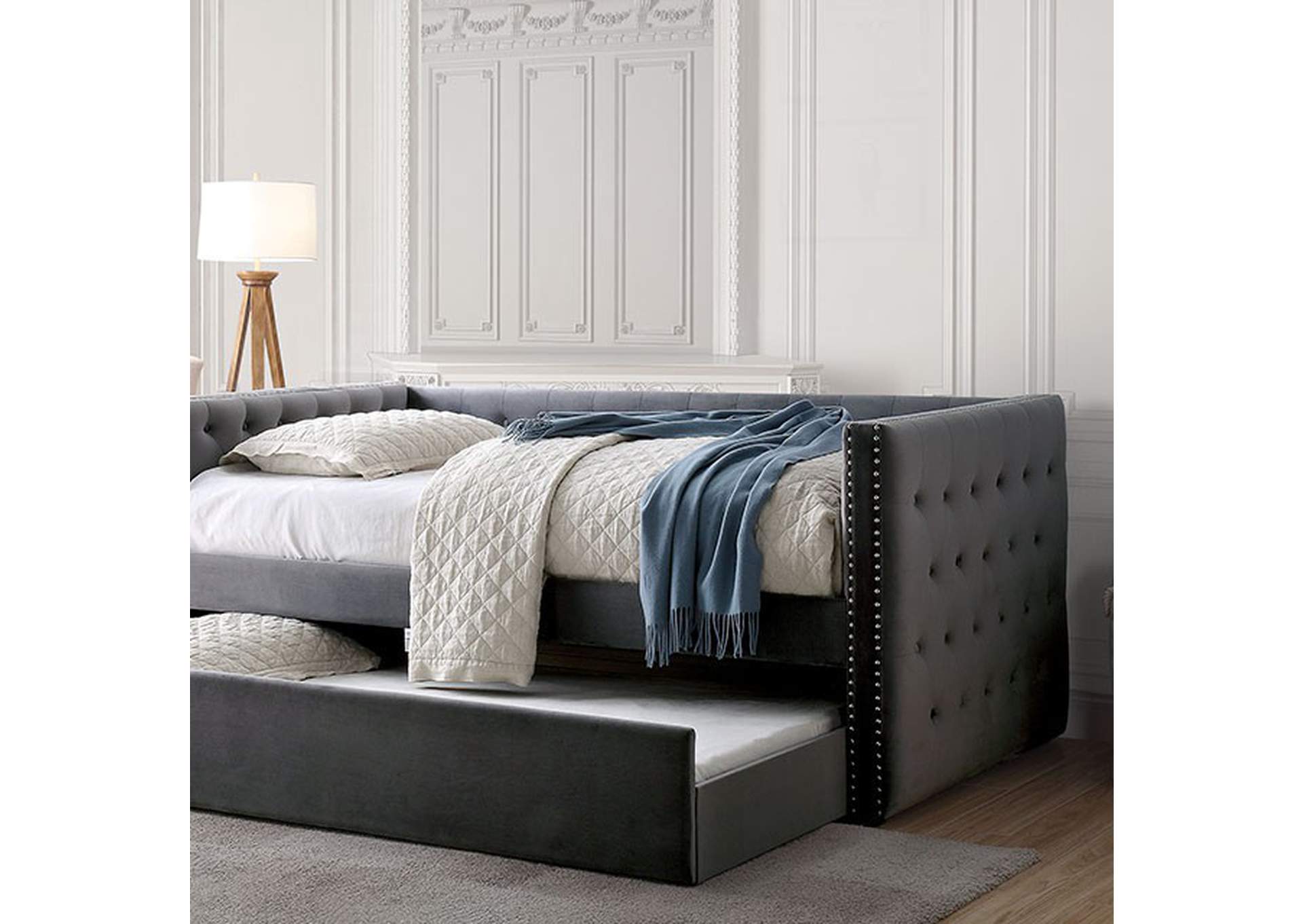 Susanna Gray Daybed w/ Trundle,Furniture of America