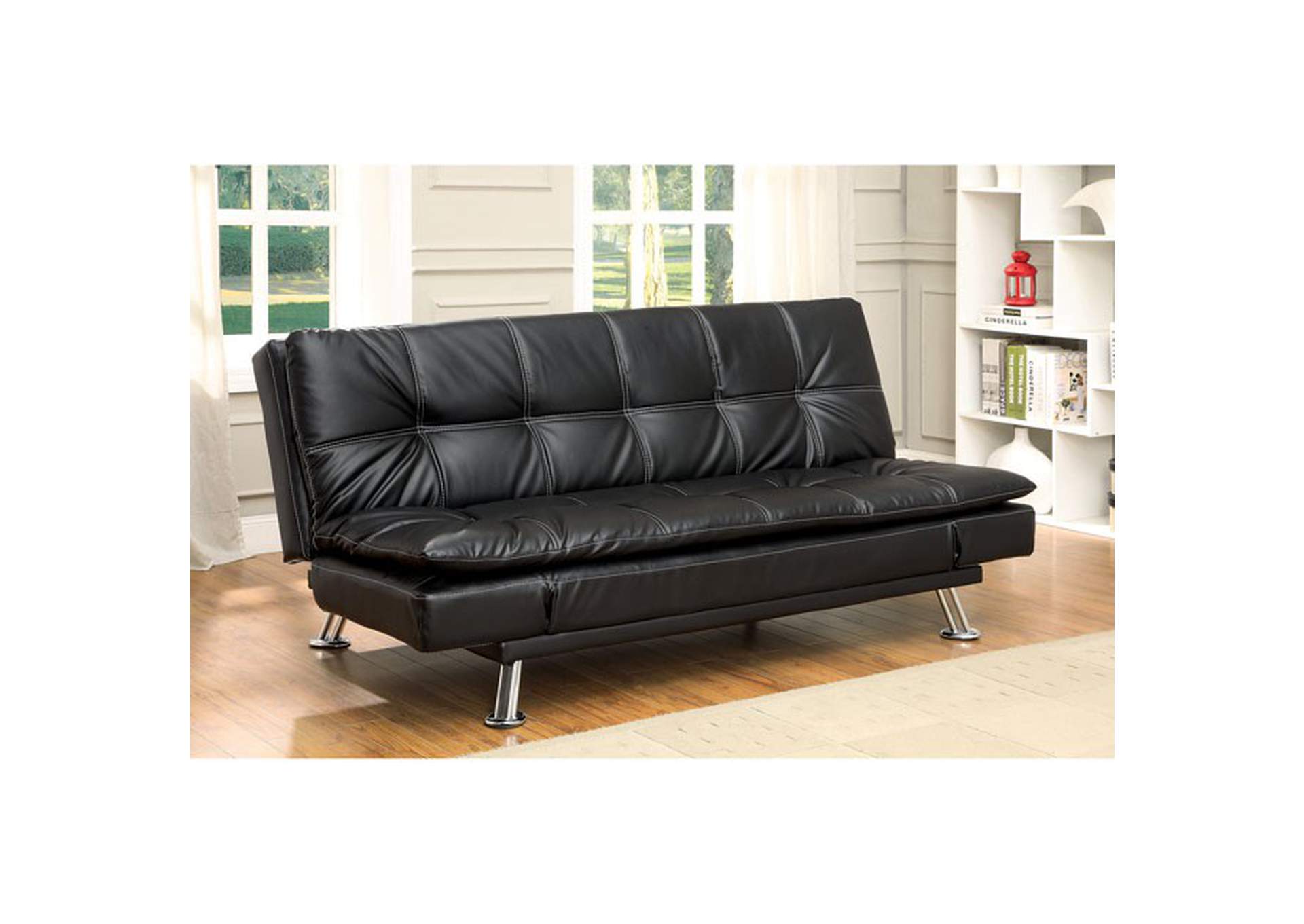 Hauser Futon Sofa,Furniture of America